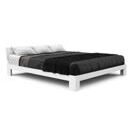 Bett Massivholz JAYDEN 180 x 200 cm weiss