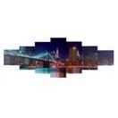 Leinwandbild Wandbild 7-teilig 140x50cm ~ New York Leinwandbild Wandbild 7-teilig 140x50cm ~ New York