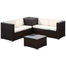 Rattanlounge SAN MARINO braun Rattanlounge SAN MARINO braun
