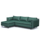 Ecksofa AIDEN links dunkelgrün Ecksofa AIDEN links dunkelgrün