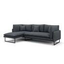 Ecksofa MARISA links anthrazit Ecksofa MARISA links anthrazit