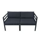 Lounge SAMBIA 2-teilig anthrazit