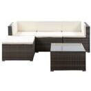 Rattanlounge MILOS grau Rattanlounge MILOS grau