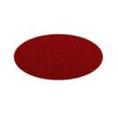 Hochflor Teppich rund 120 cm rot