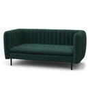 Sofa Samt ASHLEY 2-Sitzer dunkelgrün Sofa Samt ASHLEY 2-Sitzer dunkelgrün