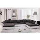 Sofa ARIA links grau/weiss Sofa ARIA links grau/weiss