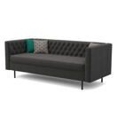 Sofa Samt CEDRIC anthrazit