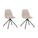 Esszimmerstuhl DEVIN beige 2er Set Esszimmerstuhl DEVIN beige 2er Set