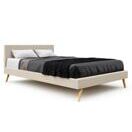 Polsterbett ELVAR 140 x 200 cm beige
