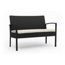 Rattan Gartenbank schwarz Rattan Gartenbank schwarz