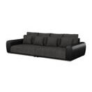 Sofa Leder SAM anthrazit/schwarz Sofa Leder SAM anthrazit/schwarz