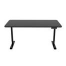 Stehpult elektrisch schwarz 140 x 70 cm Stehpult elektrisch schwarz 140 x 70 cm