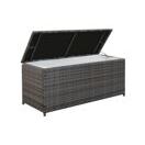 Kissenbox 135 x 54 x 59 cm grau Kissenbox 135 x 54 x 59 cm grau