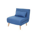 Sessel Schlafsofa Textil Blau Sessel Schlafsofa Textil Blau