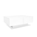 Beistelltisch TALA 88 x 60 cm weiss Beistelltisch TALA 88 x 60 cm weiss