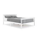 Bett Massivholz EMILY 140 x 200 cm weiss