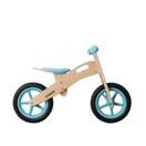 Laufrad Holz 12" blau/nature
