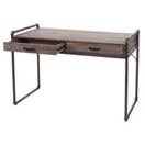 Schreibtisch Industriedesign 75x120x60cm ~ braun Wildeiche-Optik
