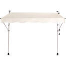 Balkonmarkise 400 x 120 cm beige