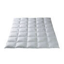 Ganzjahres Duvet - Batist (100% Baumwolle) -Neue, reine, grossflockige Gänsedaunen weiss