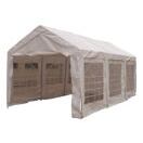 Gartenpavillon Partyzelt weiss 3 x 6 m