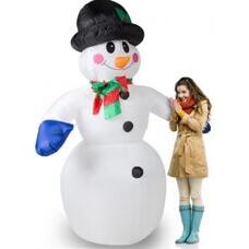 Aufblasbarer Schneemann 240cm beleuchtet XXL