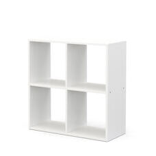 Raumteiler Bücherregal NOORA 4 Fächer weiss
