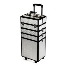 Kosmetikkoffer Trolley CHER silber
