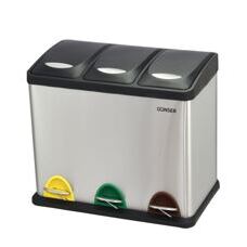 Abfalleimer 3 Fächer 24L