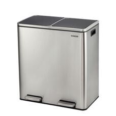 Abfalleimer 2 Fächer 60L