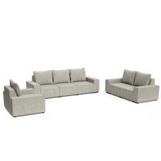 Sofa Set JAVIN grau