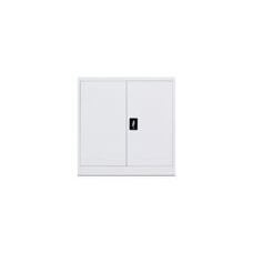 Aktenschrank mit 2 Böden weiss