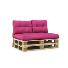 Palettenkissen Set 3-teilig pink