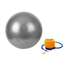 Gymnastikball 65 cm grau inkl. Pumpe