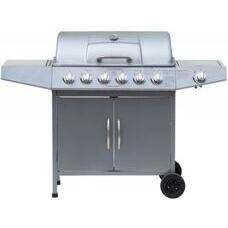 Gasgrill Dayton silber 6+1 Brenner - ARTE Living