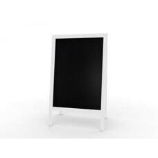 XL Kundenstopper Werbetafel 118x61cm  Kreidetafel Weiss
