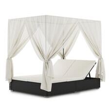 Rattanlounge Himmelbett