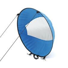Windsegel für SUP und Kajak blau