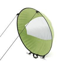 Windsegel für SUP und Kajak grün