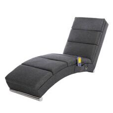 Relaxliege mit Massagefunktion anthrazit