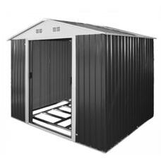 Metall Garten Gerätehaus Leeds Anthrazit