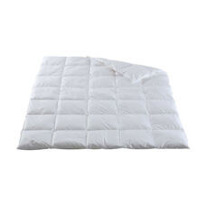 Leichtes Ganzjahres-Duvet (160x210) - Soft Cambric (100% Baumwolle) - neue, reine Gänsedaunen/Tencel