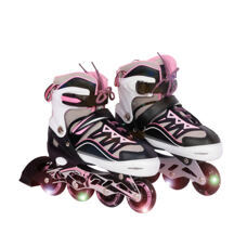 LED Inlineskates Grösse 39 - 43 verstellbar pink