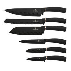 Berlinger Haus 6-teiliges Messerset Black Rose Collection