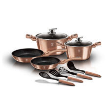Berlinger Haus 10-teiliges Kochgeschirr-Set Rose Gold Edition