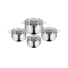 Berlinger Haus 8-teiliges Kochgeschirr-Set Silver Jewellery Collection