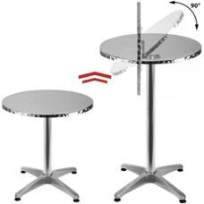 Bistrotisch aus Aluminium mit Klappfunktion