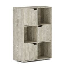 Bücherregal BROOKS 6 Fächer 60 x 91 cm braun
