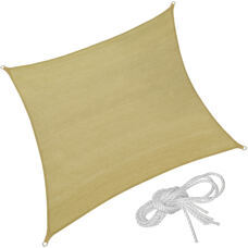 Polyethylen Sonnensegel quadratisch, 500 x 500 cm
