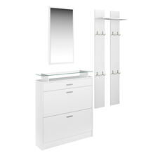 Garderobe Set KASPER weiss
